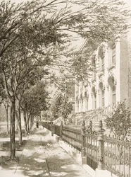 Wabash Avenue, Chicago, ca. 1870, uit 